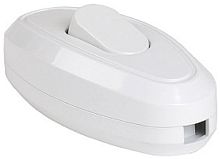 Переключатель на шнур для бра UNIVersal 6А белый картинка 